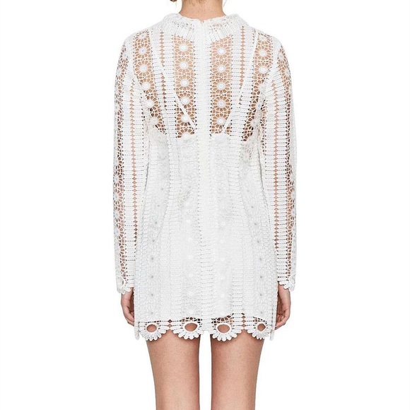 Alice McCall Soho Shift Dress in Porcelain- Size 4 - Picture 3 of 4